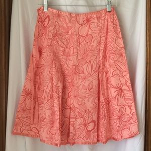 St. John's Bay peach and coral Skirt 4